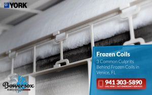 3 Common Culprits Behind Frozen Coils in Venice, FL