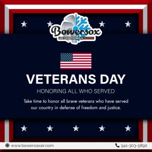 Happy Veterans Day From Bowersox Air Conditioning & Heating