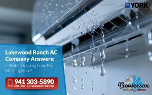 Lakewood Ranch AC Company Answers: Is Water Dripping From My AC Dangerous?