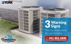 Top 3 Warning Signs That You Need a New AC Unit Installed
